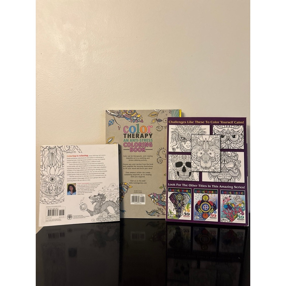 Adult Coloring Book Set - Picture 2 of 7